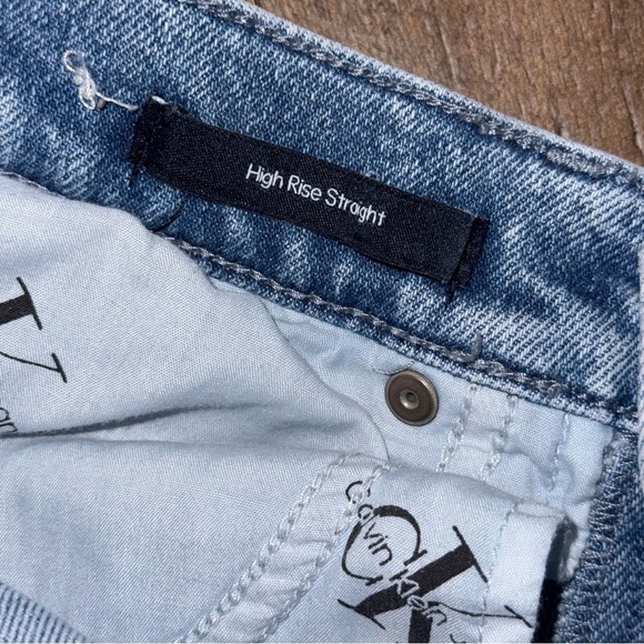 Vintage Calvin Klein Jeans Women’s 26 High Rise Straight Ankle Crop - Picture 8 of 10